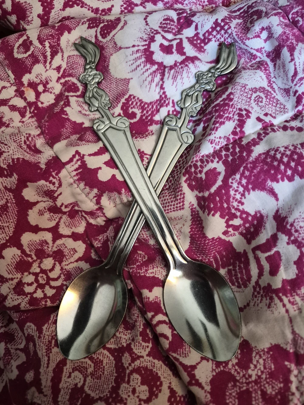 Vintage Nesquik Set Of 2 Spoons